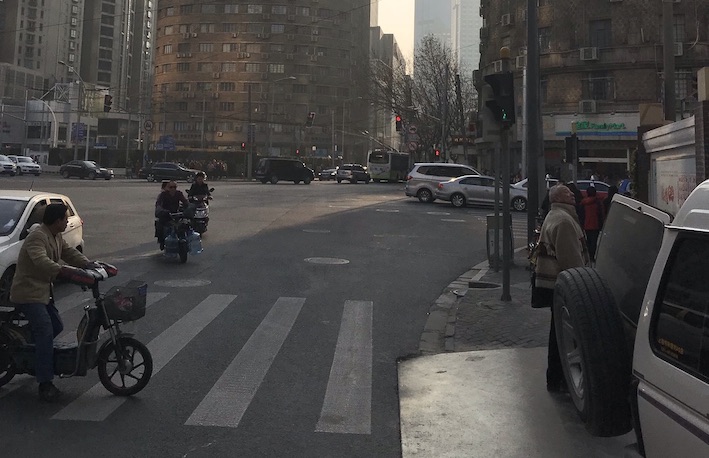 Traffic in china is different from elsewhere